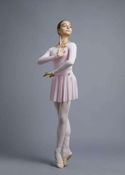 Юбка-солнце сетка ODILIA B3S21SH Grand Prix  (Сетка, 8-10, 134-140, Розовый)