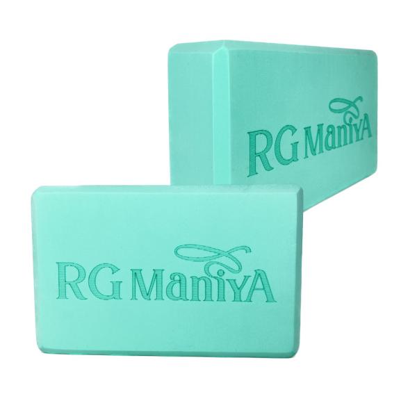 Блоки для йоги RG Maniya (Бирюзовый)