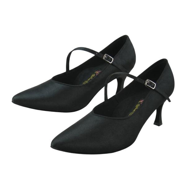 Туфли бальные женские сатин Mireya BR30068S (Сатин, 8, BLK)