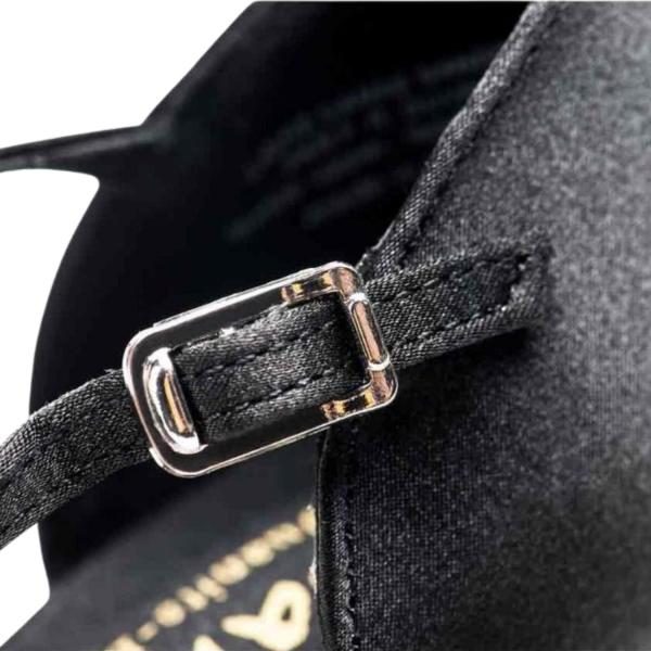 Туфли бальные женские сатин Juanita BR31028S (8, BLK )
